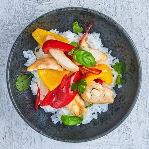 recipe image WOK MED KYLLING OG JASMINRIS