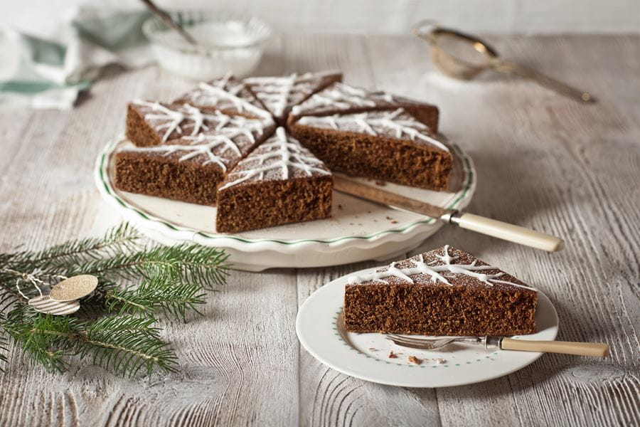 recipe image Chokoladekage med gingerbread smag