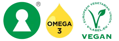 symbols nyckelhalet omega 3 vegan