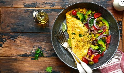 recipe image Köstliches Gemüseomelett