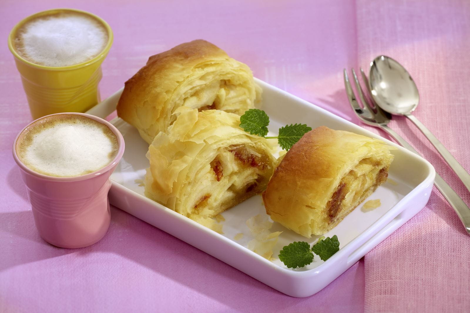 recipe image Birnenstrudel mit Datteln