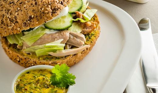 recipe image Multigranenbagnat met kalkoen