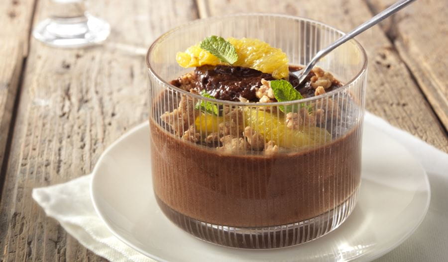 recipe image Chocolademousse met sinaasappel