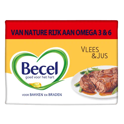 Product Page, Becel Vlees & Jus