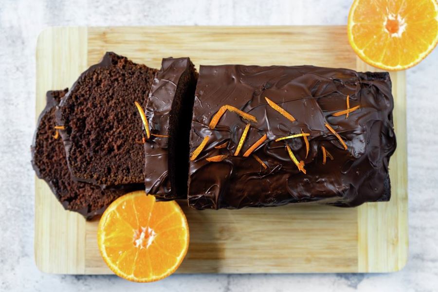 recipe image Vegan chocoladecake met sinaasappel