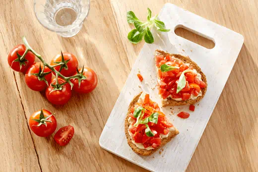 recipe image Knapperige broodjes bruschetta