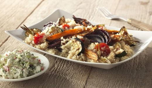 recipe image Quinoa met geroosterde lentegroenten