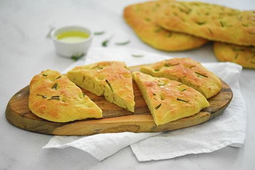 recipe image Italiaanse focaccia met rozemarijn