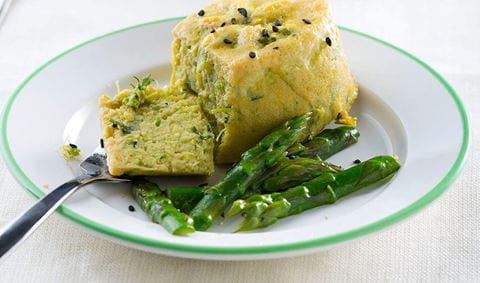 recipe image Flans de espargos verdes