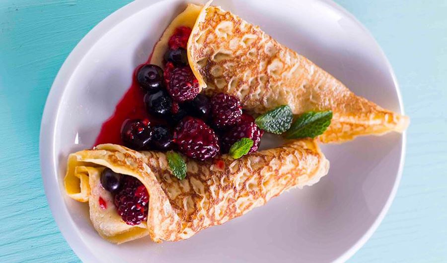 recipe image Crepes de frutos silvestres