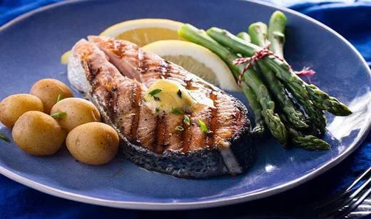 recipe image Salmão na grelha