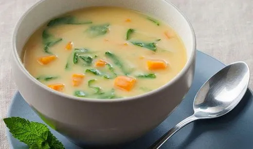 recipe image Sopa de grão com nabiças