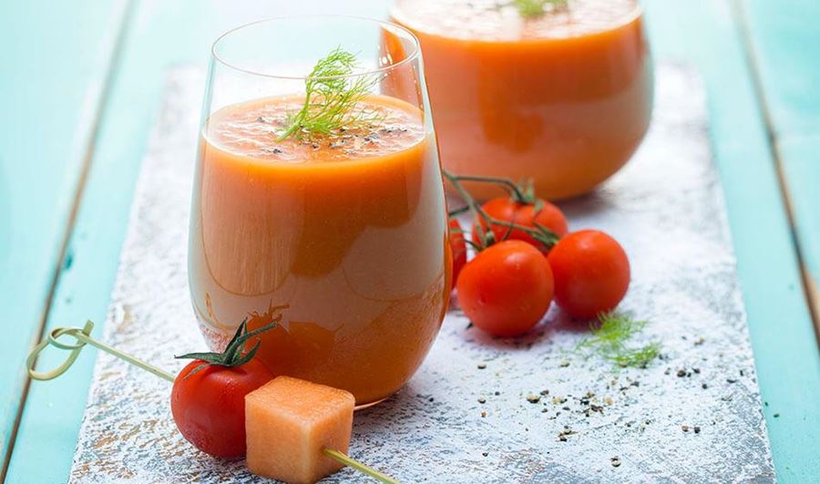 recipe image Sopa fria de tomate com funcho