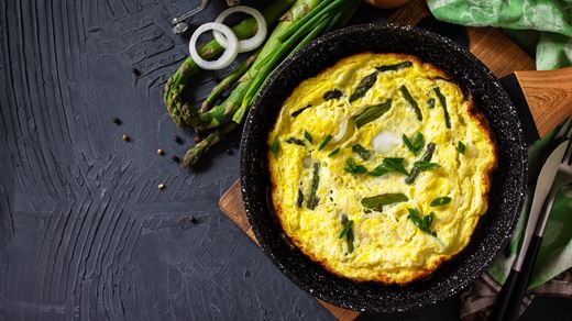 recipe image Omelete de Espargos com Ervas Aromáticas