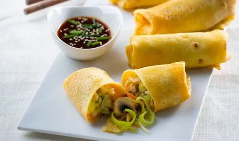 recipe image Crepes vegetarianos