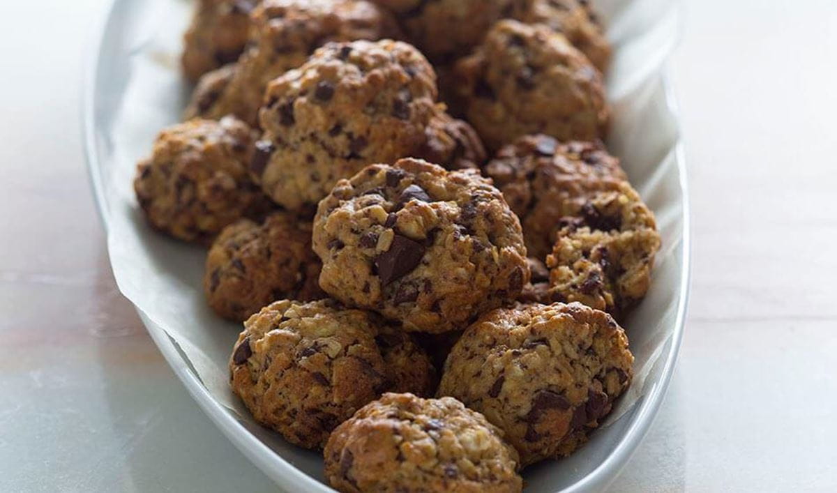 Bolachas De Aveia E Chocolate