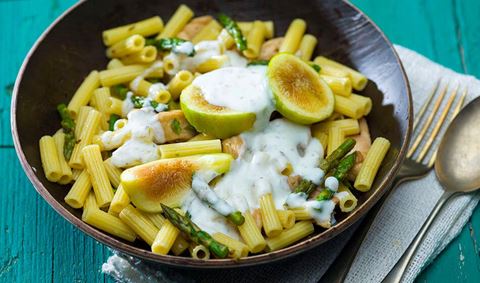 recipe image Salada de Macarronete com Frango e Figos Frescos