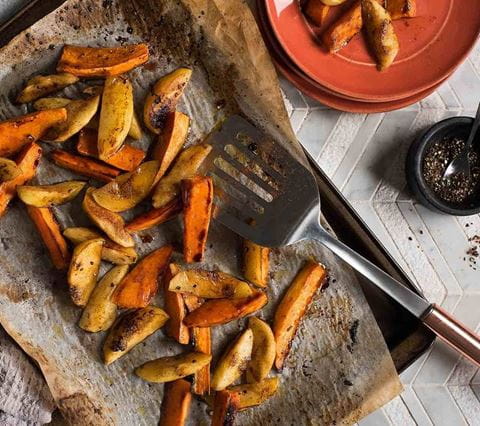 recipe image Fırında Tatlı Patates & Elma