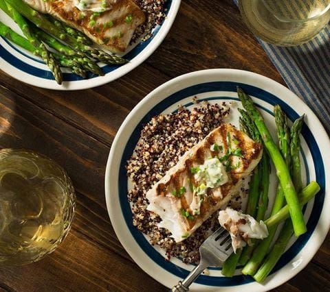 recipe image Limonlu, Arpacık Soğanlı & Otlu Izgara Pisi Balığı