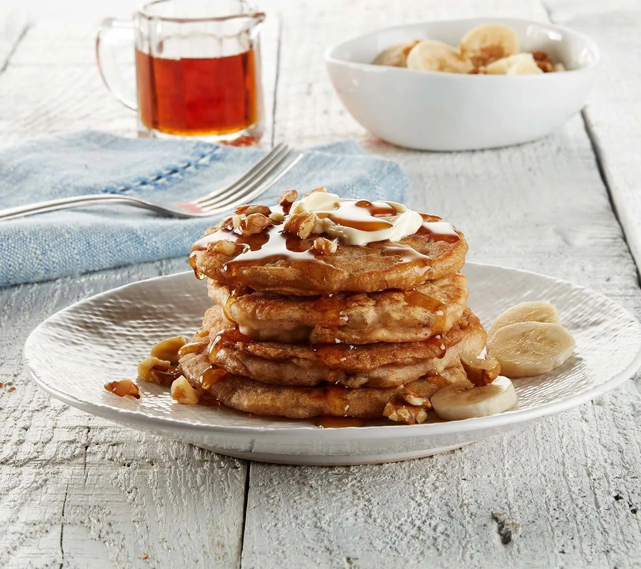 recipe image Cevizli ve Yulaflı Vegan Pankek