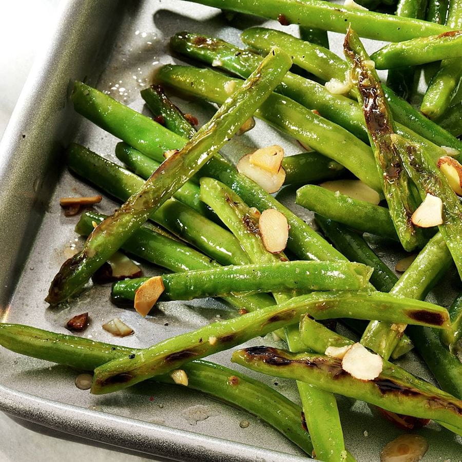recipe image Fırında Limonlu Bademli Fasulye
