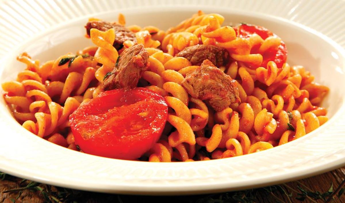 recipe image Bonfile Dilimli Burgu Makarna